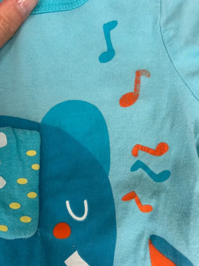 Lot de 2 pyjamas bébé mixtes - 12 mois - DPAM et Texe - photo numéro 4