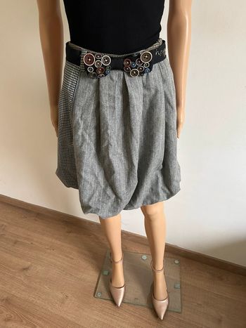 Jupe grise mi longue Desigual taille 34 jamais portée