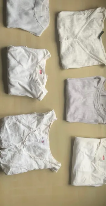 Lot de t-shirt blanc Lévis