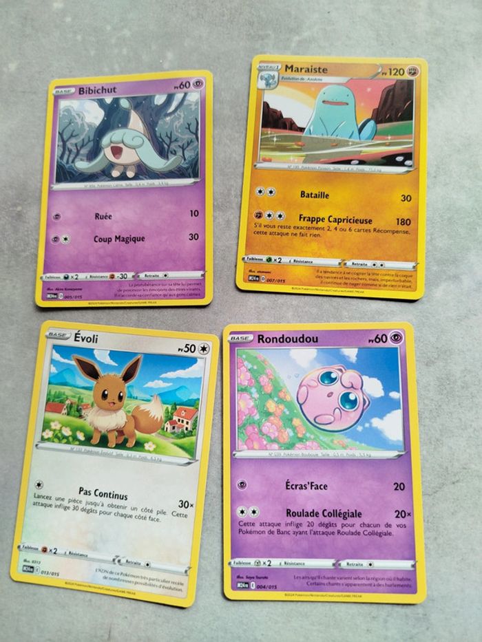 Lot carte pokémon macdo 2024