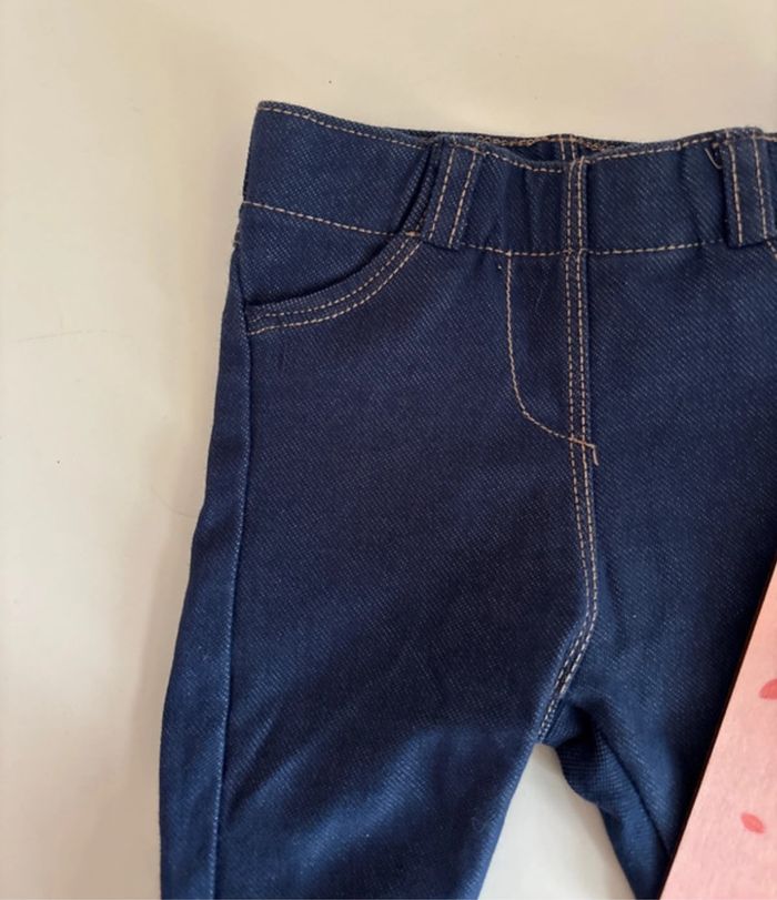 Legging effet jeans bébé - photo numéro 4