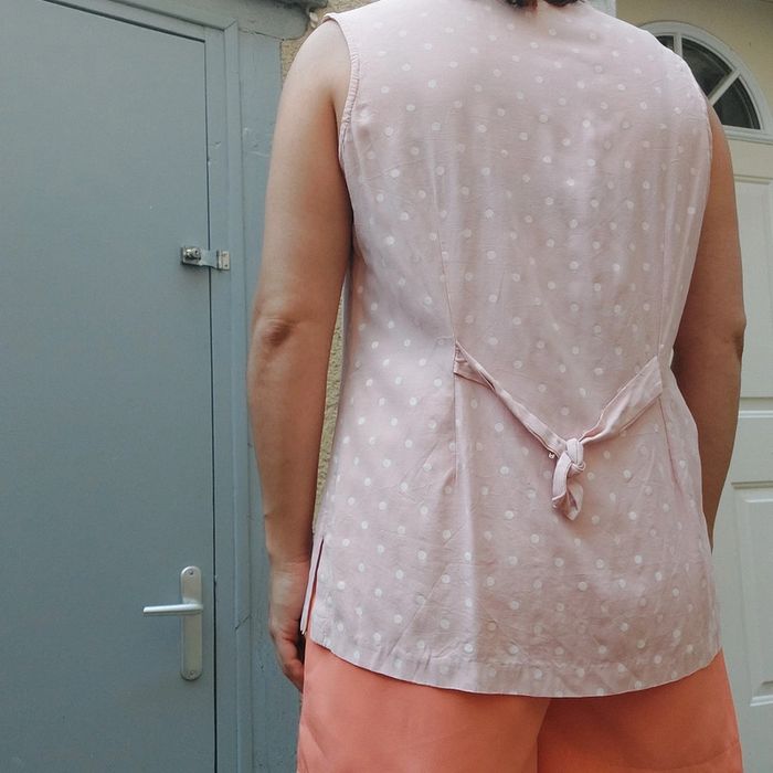 Top à pois pour t40 - photo numéro 3