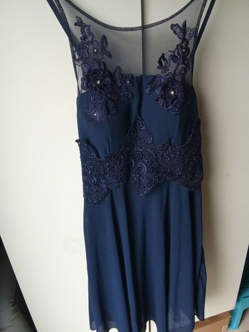 Robe de soirée bleu marine taille M