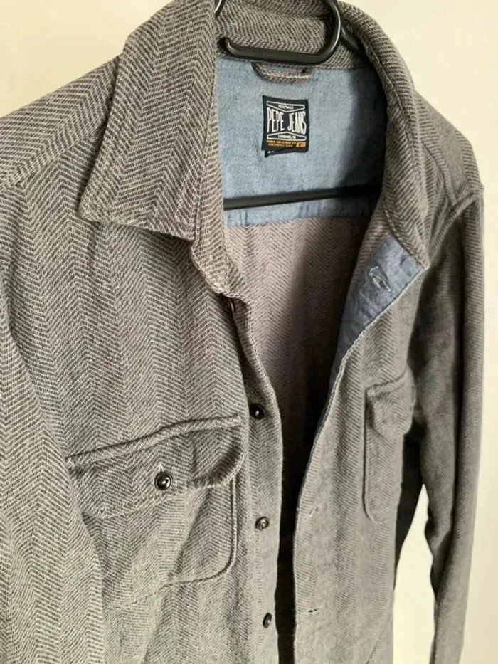 Veste grise pepe jeans homme Taille S - photo numéro 8
