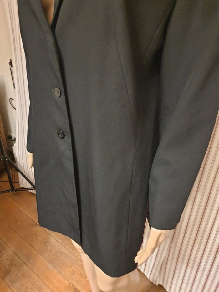 Jolie Pardessus noir Miēl taille 42 made Canada - photo numéro 6