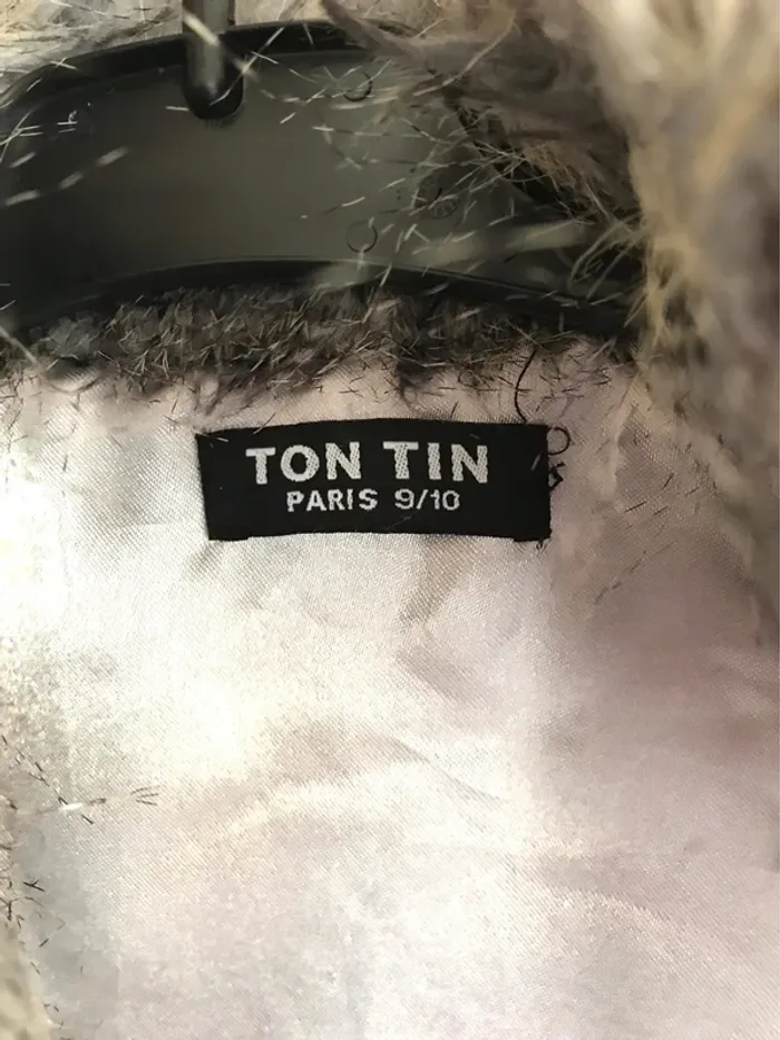 Gilet sans manches en fausse fourrure Ton Tin 9/10ans - photo numéro 3