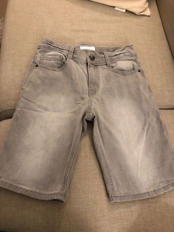 Bermuda jeans gris