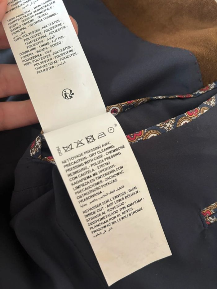 Veste de costume Devred marron effet daim Taille 50 - photo numéro 15