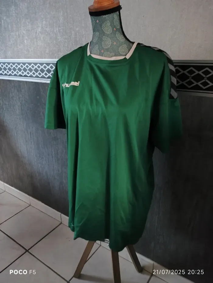 Tee shirt vert Hummel taille XL - photo numéro 6