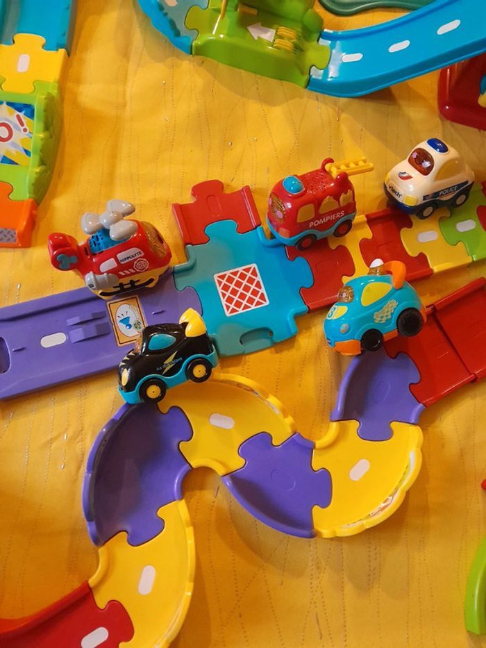 Énorme Lot / ensemble de Tut Tut Bolide Vtech Avec 5 Bolides - photo numéro 12