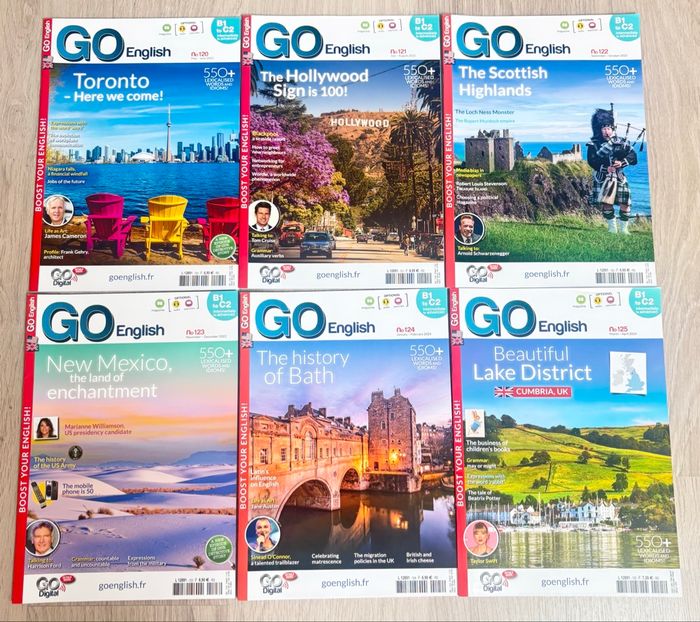 Abonnement magazines Go English