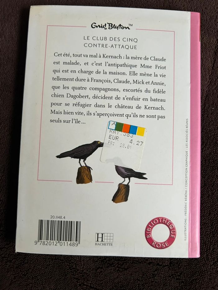 Livre le club des cinq contre attaque - photo numéro 2