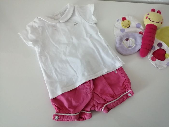 Ensemble short et T shirt 6 mois - photo numéro 5