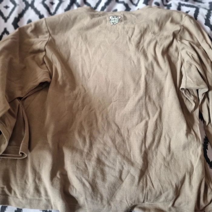 Tshirt la halle avec motif souris crazy marron beige 48 50 bon état - photo numéro 3