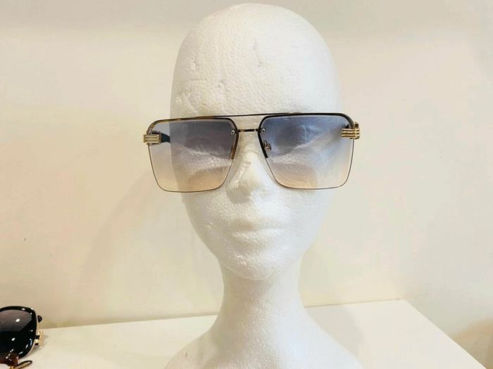 Lunette de soleil mixte transparente verres dégradés uvprotection catégorie 1 - photo numéro 7