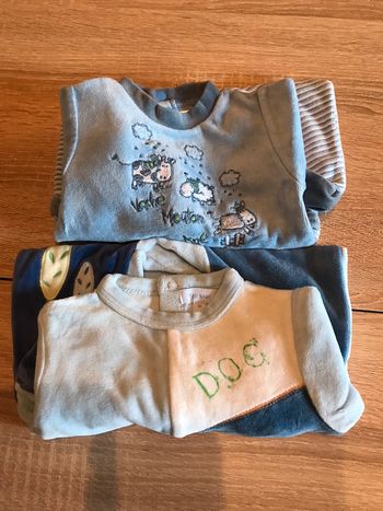 Lot 2 pyjamas garçon 1 mois