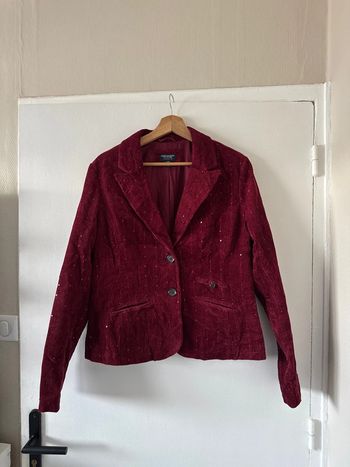 Veste en velours côtelé American Eagle bordeaux – Taille L – Très bon état