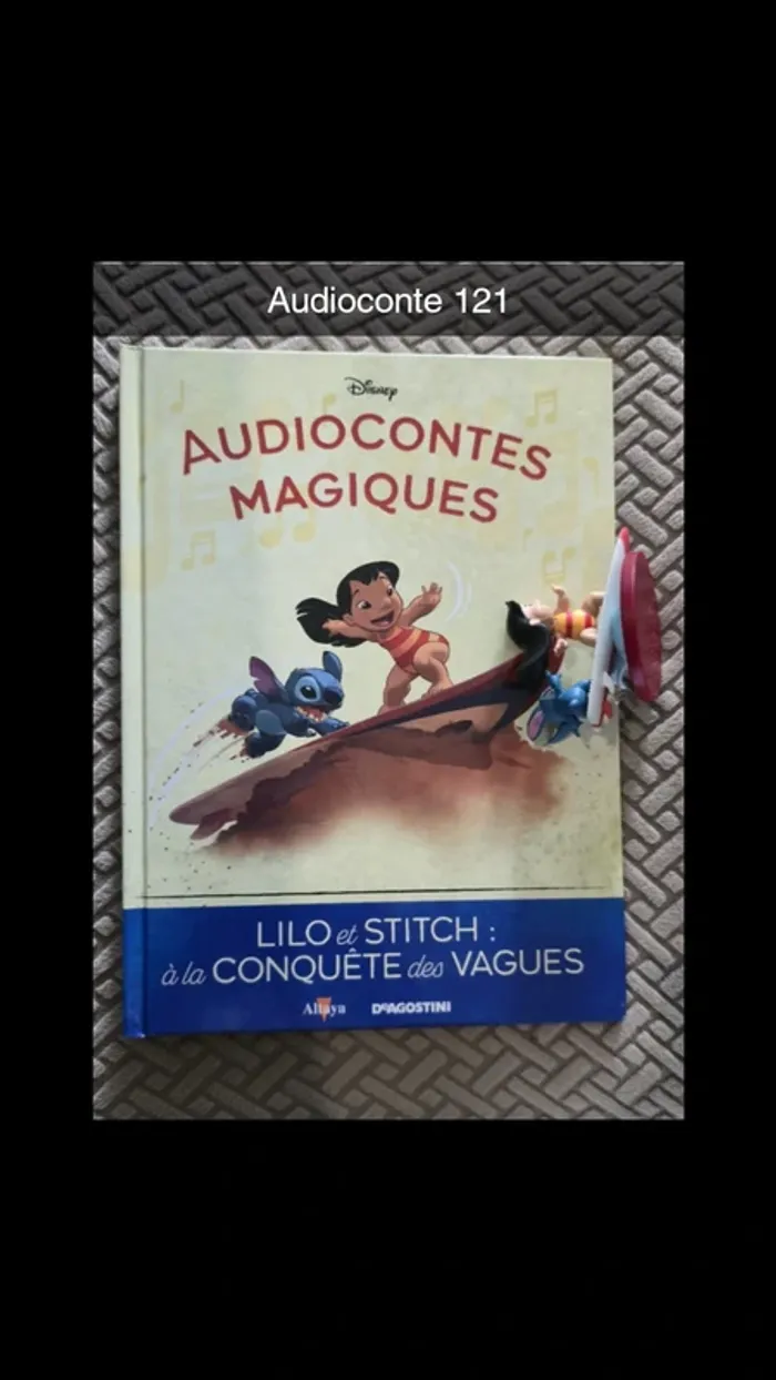 N¤121 audioconte Magique Altaya disney deagostini livre+figurine audio conte compte
