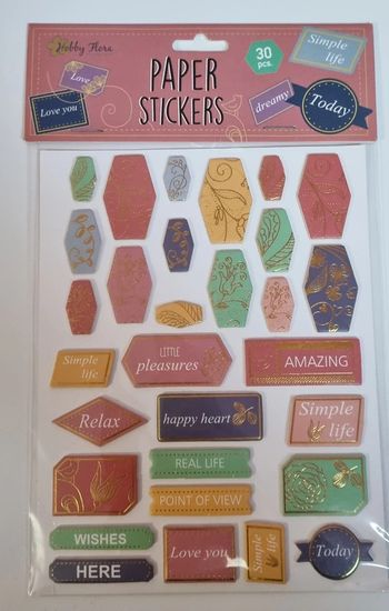 Stickers reliefs et foil