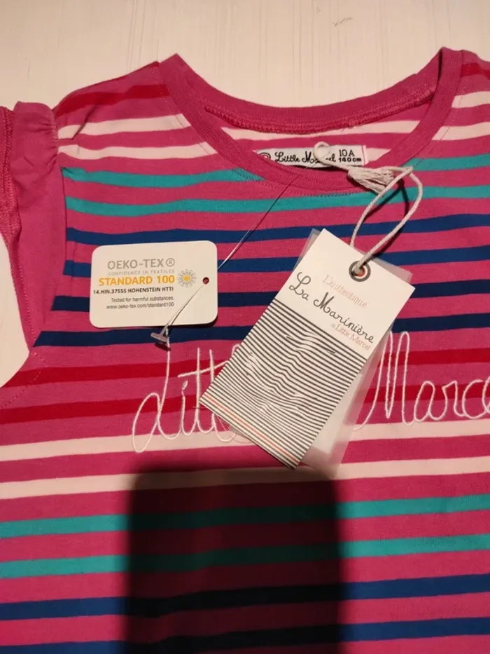 Tee shirt débardeur little marcel neuf - photo numéro 3