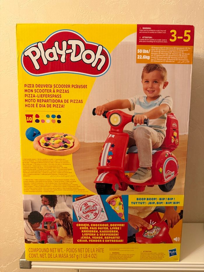 Play Doh mon scooter à pizza