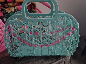 Panier plastique vintage
