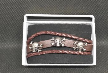 Bracelet marron homme