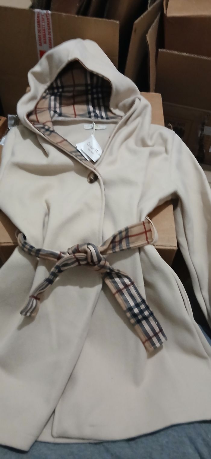 Manteau beige 14 ans