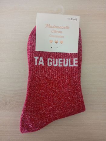 Chaussette a paillettes 