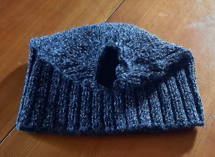 Ensemble bonnet et écharpe gris - photo numéro 5