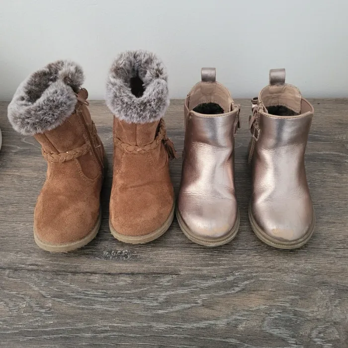 Lot de 2 paires de bottines T23