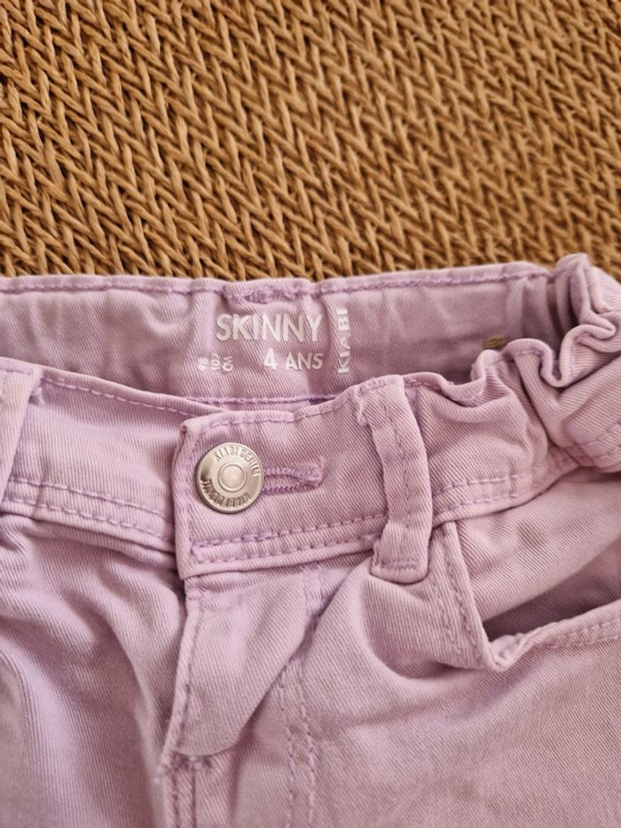 Pantacourt violet 4 ans - photo numéro 2