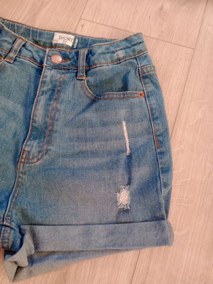 Short fille 32 jeans c84 - photo numéro 2