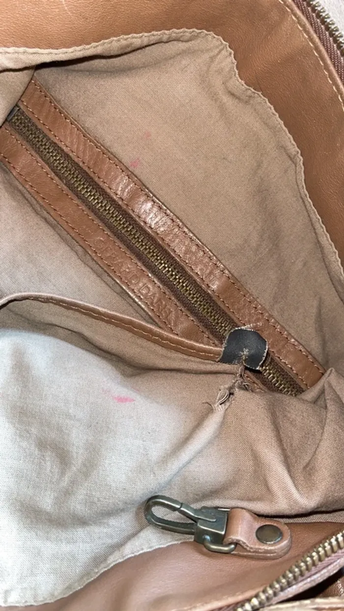 Sac Gérard Darel marron avec petit sac assortie - photo numéro 12