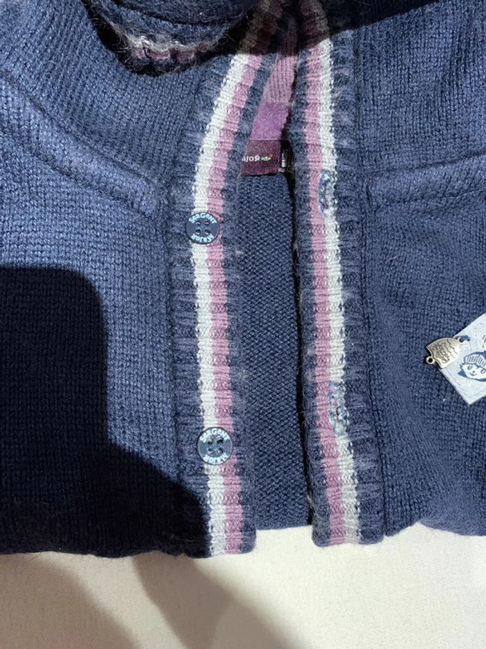 Gilet à capuche sergent major taille 18 mois - photo numéro 3