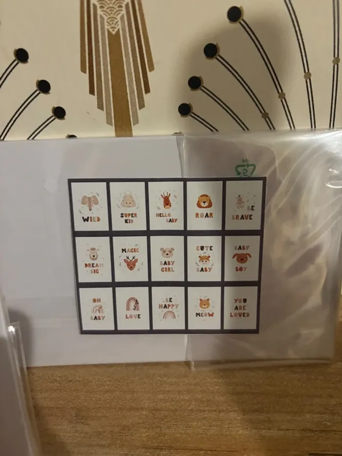 Affiches “Sweet Jungle Words” pour chambre enfant - photo numéro 2