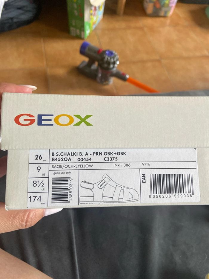 Sandales geox en cuir pointure 26 - photo numéro 6