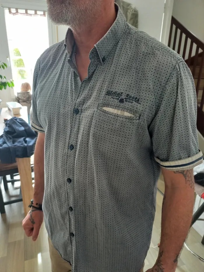Lot 2 Chemises homme T.L - photo numéro 9