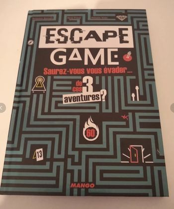 livre de 3 escape game