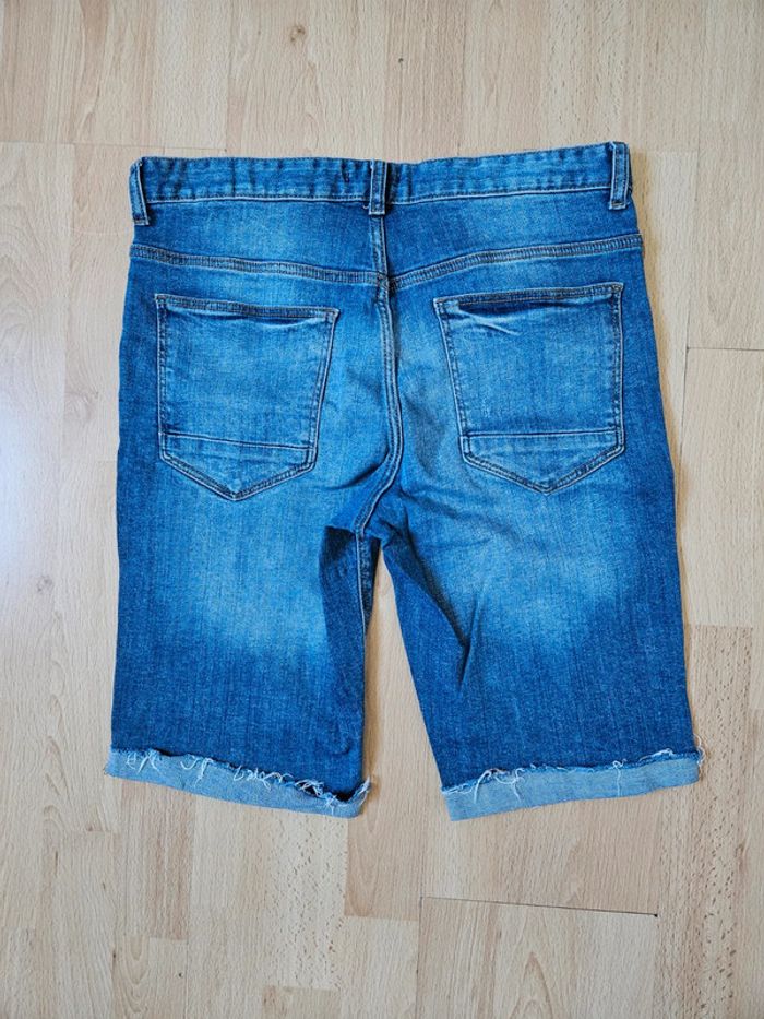Bermuda jean homme taille 38 Kiabi - photo numéro 3