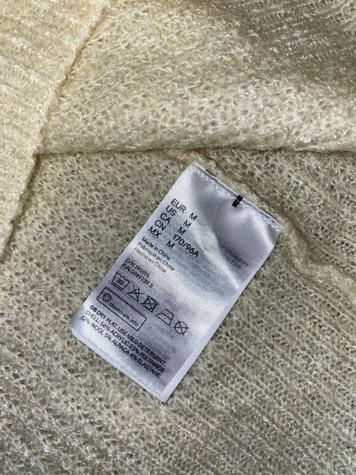 Superbe Pull Ample Crème Col V Taille M Et Plus - photo numéro 10