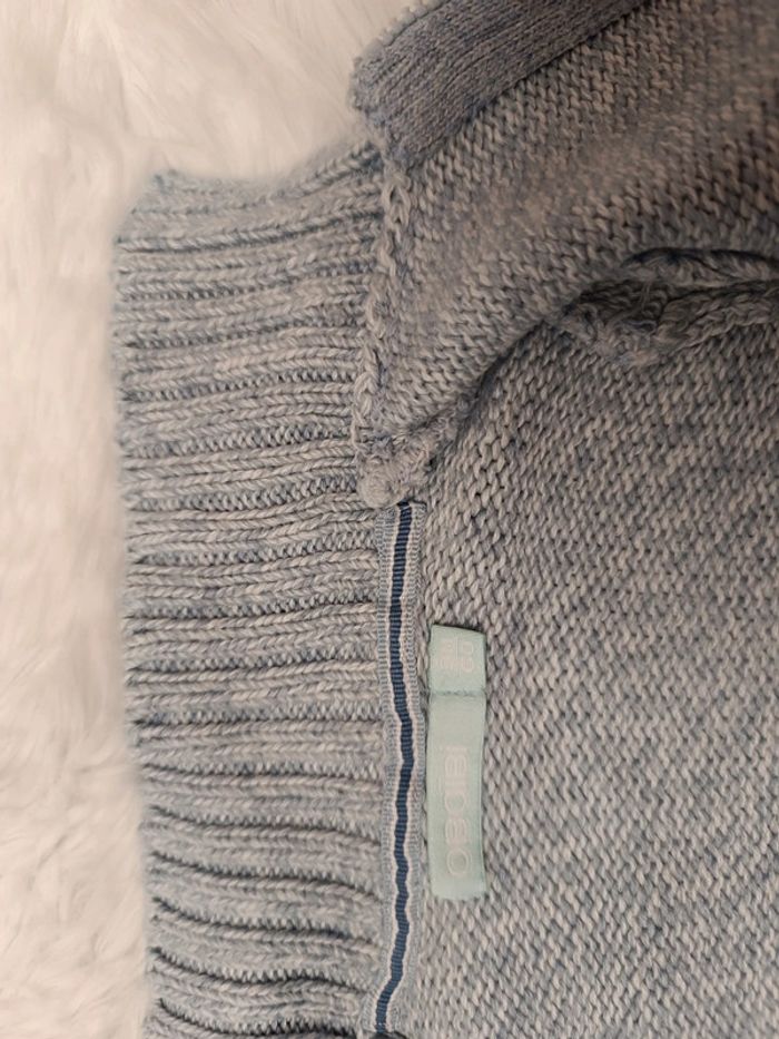 Gilet zippé en mailles T. 3 mois Obaibi - photo numéro 6