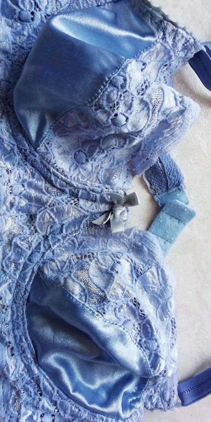 Joli Soutien gorge bleu lavande - photo numéro 2