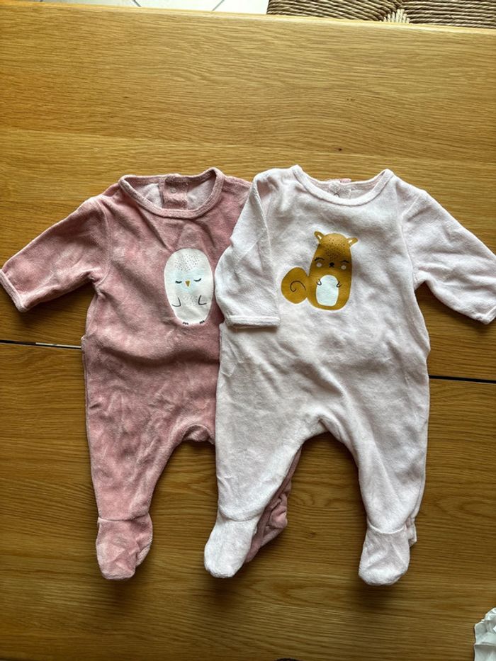 Lot de 2 pyjamas - 1 mois - La Redoute