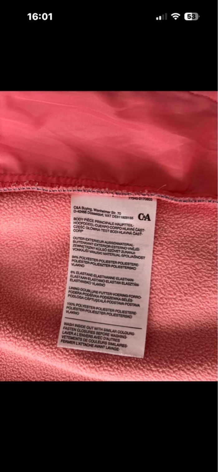 Veste coupe vent 9/10 ans - photo numéro 6