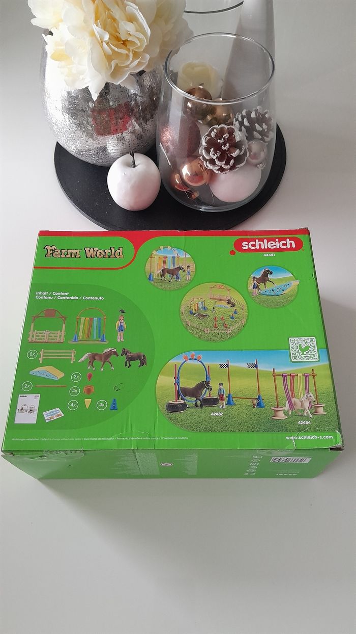 Coffret shleich Entraînement d'agilité pour poney Neuf - photo numéro 2