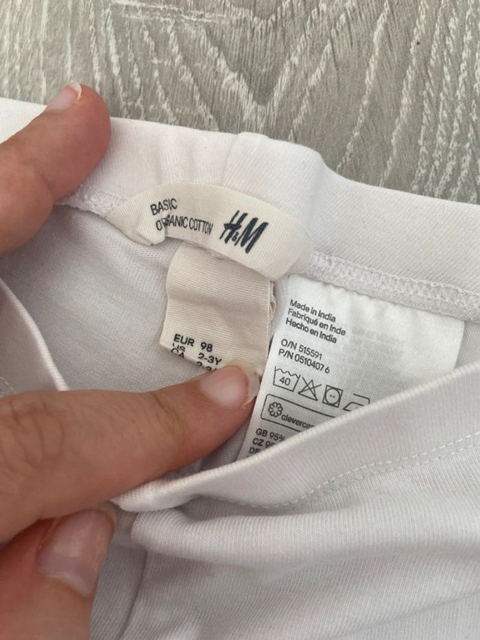 Lot 3 legging court corsaire taille 3 ans basic pour été mi saison - photo numéro 2