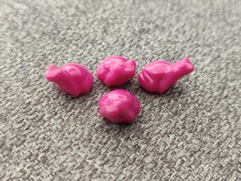 Lot 4 grenouilles Magenta Lego - en parfait état - vrai Lego