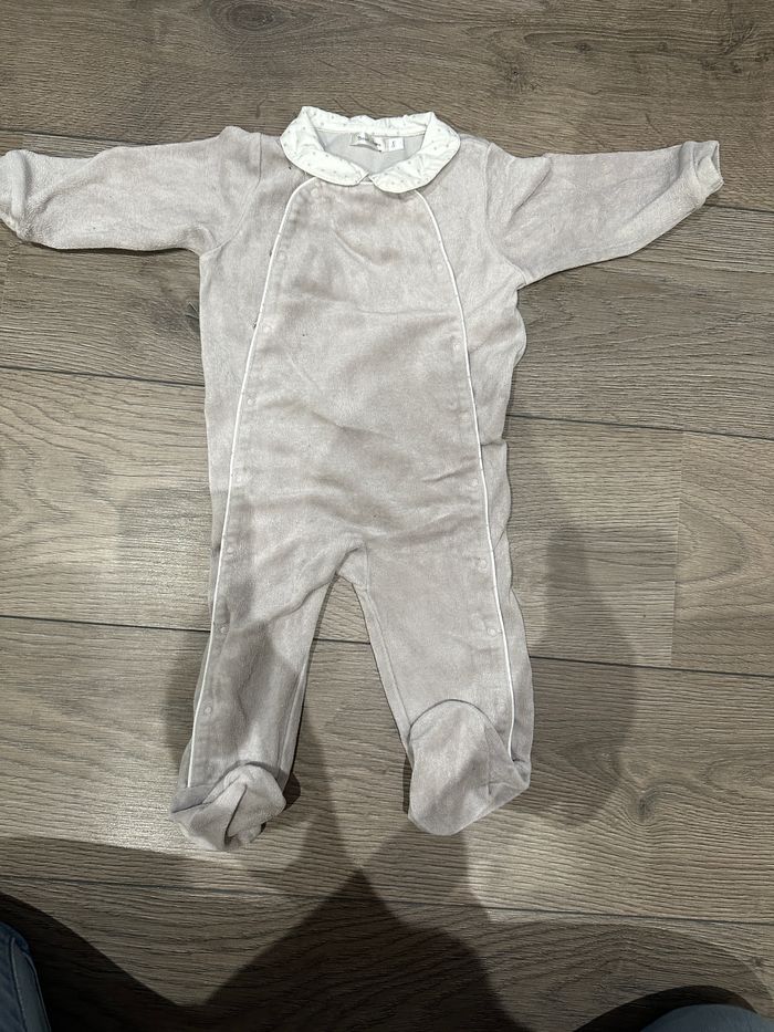 Pyjama velour 9 mois bout chou