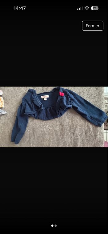 Petit gilet fille 